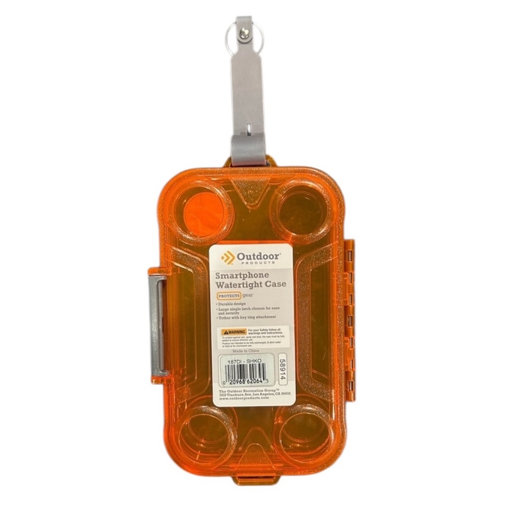 Outdoor Products Orange Watertight Smartphone Case